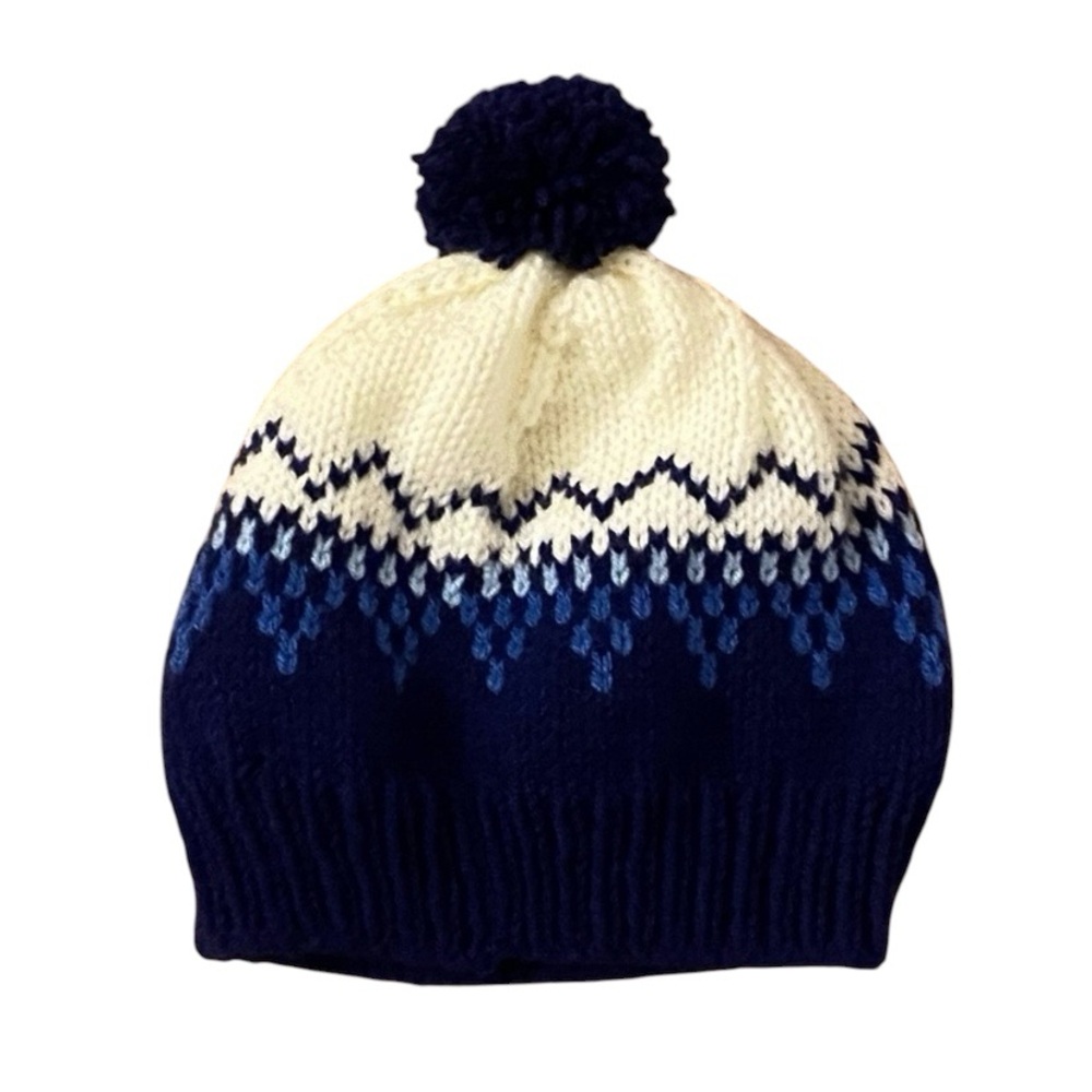 Hand Crafted women's winter Pom Pom hat one size